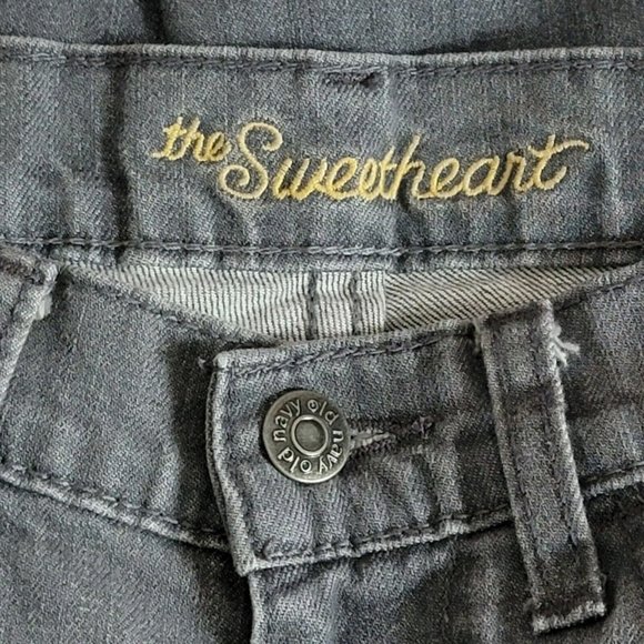 Old Navy Jeans Womens 1 Gray The Sweetheart Bootcut  Mid Rise Denim Pants - Picture 9 of 11